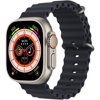 S8 Ultra 4G SIM Supported Android Smart Watch 1GB/16GB – (Body Color-Golden With Double Straps) image