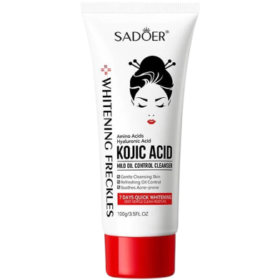 SADOER Kojic Acid Amino Acid Mild Oil Control Facial Cleanser 100g image
