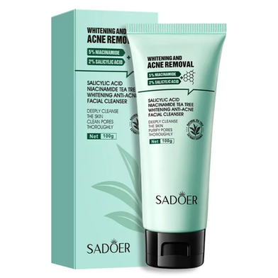SADOER Whitening and Acne Removal Facial Cleanser, Net 100gm image