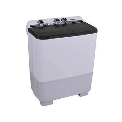 SHARP ES-T95A-Z Semi Automatic Top Loading Washing Machine 9KG White and Blue image