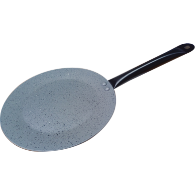 SKB Non Stick 3 Ply Ruti Tawa Black SS Pipe Handle 26cm image