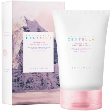 SKIN1004 Madagascar Centella Poremizing Light Gel Cream 75ml | Tightens Pores | Soothes Irritated Skin | Korea image
