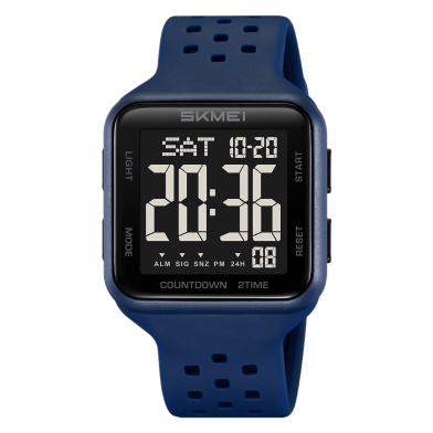 SKMEI 2440 New Digital Silicone Strap Waterproof Men’s Watch image