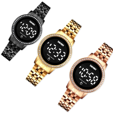 SKMEI Diamond Style New Women Digital Watch image