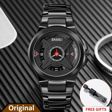 SKMEI Men's Stainless Steel Wrist Watch image