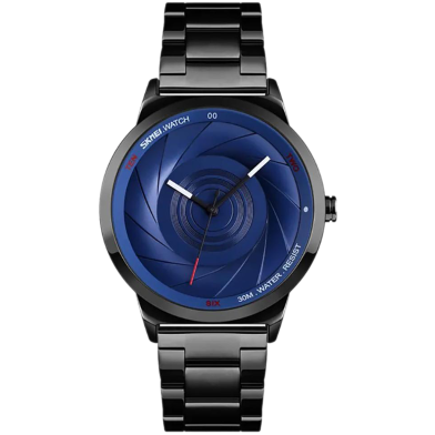 SKMEI Stainless Steel Quartz Fashion Watch For Men image