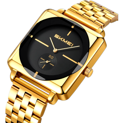 SKMEI Factory 2413 Stainless Steel Square Face Analog Quartz Wrist Watches image