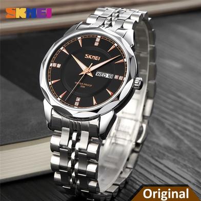 SKMEI luxury watch for men stainless steel waterproof 9268