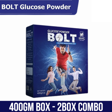 SMC Bolt Glucose Powder 400gm Box - 2 Box Combo image