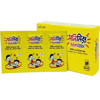 SMC MoniMix 30pcs Box | For Children 6-59 Months Iron, Vitamin, and Mineral Combination Preparation for Kids image