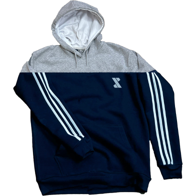 SMUG Premium Full Sleeve Fleece Hoodie For Men - Navy blue image