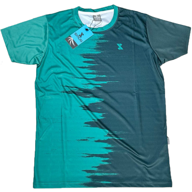 SMUG Premium Sports Active Wear T-shirt (4 part sublimation print)- Green image