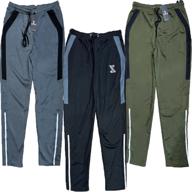 SMUG Premium Trouser Spandex Fabric - soft and comfortable (Combo)-Black , Grey , Olive-3pis image