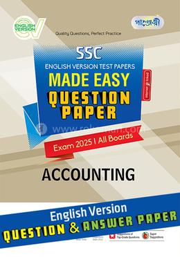 SSC Accounting Test Papers Made Easy (Question Answer Paper) 2025 - English Version