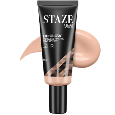 STAZE 9to9 HD Glow Foundation (115N Cream) 18 ml image