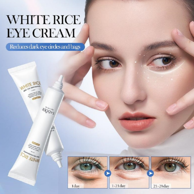 Sadoer Brightening And Moisturizing Repair Eye Skin Care White Rice Nicotinamide Eye Cream image