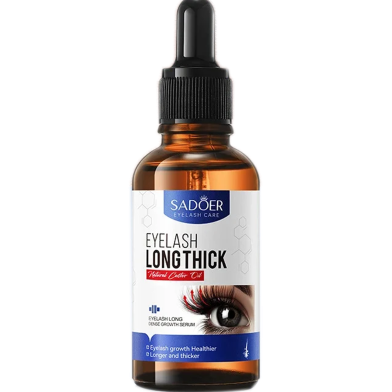 Sadoer Fast Eyelash Growth Serum Natural Eyelashes Enhancer Longer Thicker Eyebrows Lift Eye Care Fuller Lashes Products 30ml image