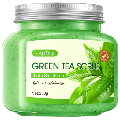 Sadoer Green Tea Scrub - Body And Face Exfoliator 350gm image