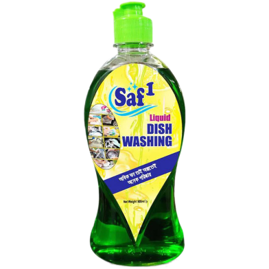 Saf1 Liquid Dishwash - Lemon 500ml image