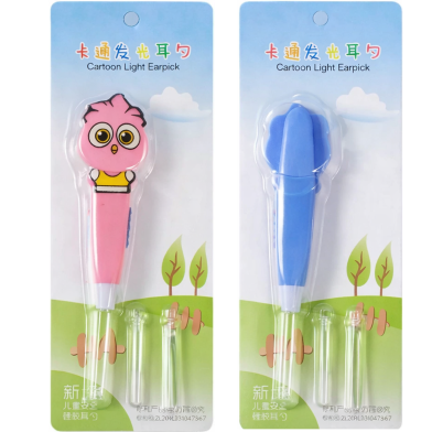 Safe Led Lighting Ear Pick Spoon Earwax Curette Ear Spoon Remover 1 Pcs image