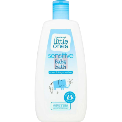 Sainsbury's Little Ones Sensitive Baby Bath 300ml image