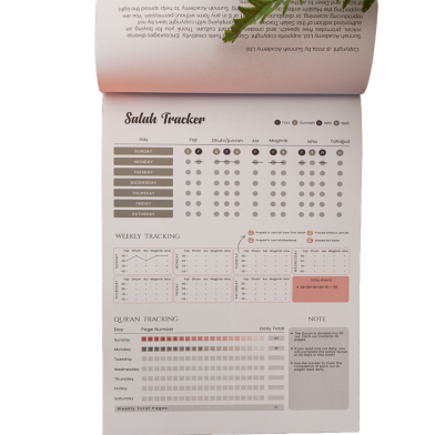 Salah Tracker Lined paper image