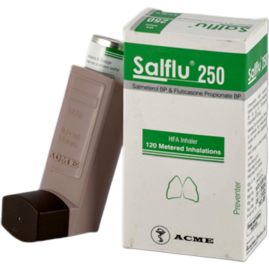 Salflu 25mcg 250mcg Puff 120 Metered Doses image