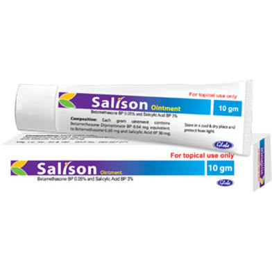 Salison 0.05 Percent, 3 Percent Scalp Ointment 10 gm Tube image