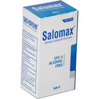 Salomax 100 mcg/puff Inhaler 200 metered doses image