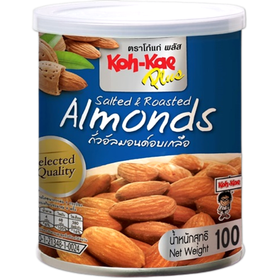 Salted And Roasted Almonds 100gm image