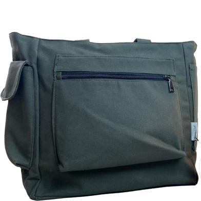 Samia Craft New olive Color Trendy Front Pocket Shoulder Bag image