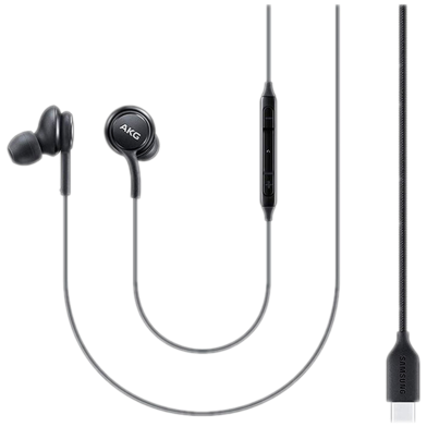 Samsung AKG Type-C Wired Earphones with mic - Black image