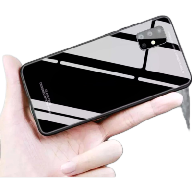 Samsung Galaxy A51 Hong Kong Design Scratchproof Tempered Glass Back Cover Case – Premium Protection for Your Phone image