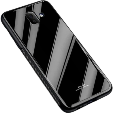 Samsung Galaxy J6 Tempered Glass Back Cover – “Hong Kong Design” Scratchproof and Shockproof Premium Case with Sleek Look (Multicolor) image