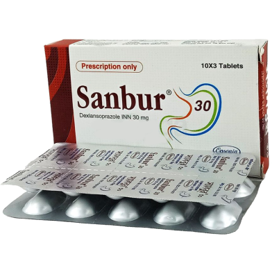Sanbur 30 mg MUPS 10's Strip Tablet image