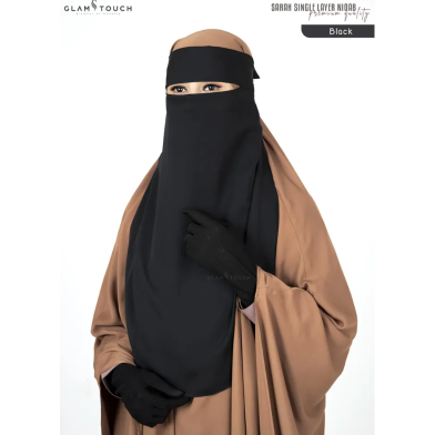 Glam Touch Sarah Single Layer Niqab | image