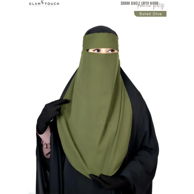 Glam Touch Sarah Single Layer Niqab | image