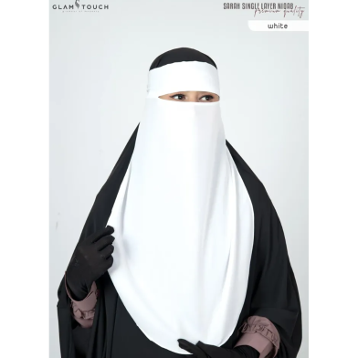 Glam Touch Sarah Single Layer Niqab | image