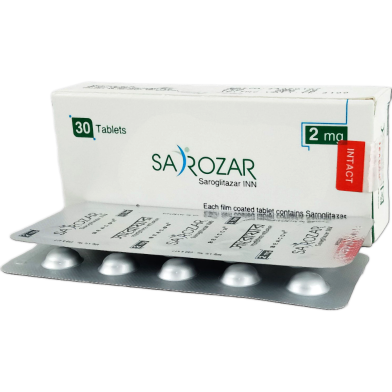 Sarozar 2 mg Tablet 10's Strip image