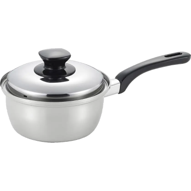 Sauce Pan with SS Lid and Long Bakelite Handle image