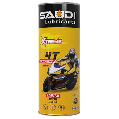 Saudi Extreme 4T SAE 20W50 API SN JASO MA 1L TIN image