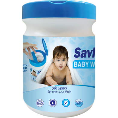 Savlon Baby Wipe Jar 160S image