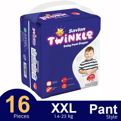 Savlon Twinkle Pant System Baby Diaper (14-25 kg) (16 Pcs) image