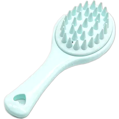 Scalp Massage Bath Massager Brush (Multi Color) image