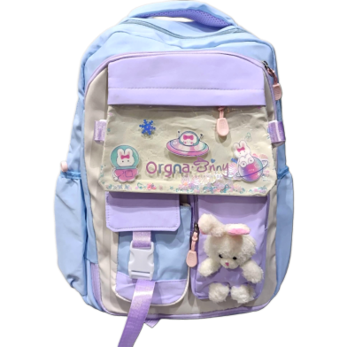 Girls Princess Bunny School Bag for Kids image
