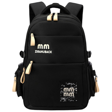 Schoolbags, College ' Cute Large-capacity Backpacks, Simple Casual Backpacks(Black) image