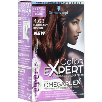 Schwarzkopf Color Expert Colour Cream - 4.68 Mahogany Brown image