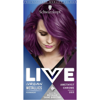 Schwarzkopf Live Intense Colour U69 Amethyst Chrome image