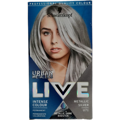Schwarzkopf Live Intense Colour U71 Metallic Silver image