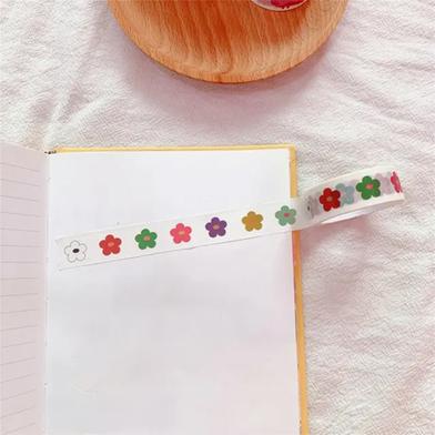 Scrap Booking Trendy Washi Tape Stickers - 1 Pcs image